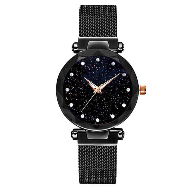 DUOBLA women watches luxury brand quartz watch women stainless steel starry sky watch watch ladies watch reloj mujer 2020