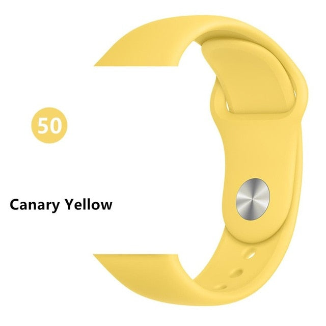 Strap for apple watch band correa apple watch 42mm 44mm 38 mm 40mm iwatch series 5 4 3 2 1 silicone pulseira bracelet watchband