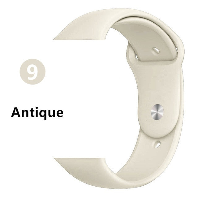 Strap for apple watch band correa apple watch 42mm 44mm 38 mm 40mm iwatch series 5 4 3 2 1 silicone pulseira bracelet watchband