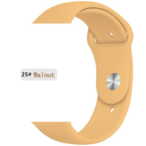 Strap for apple watch band correa apple watch 42mm 44mm 38 mm 40mm iwatch series 5 4 3 2 1 silicone pulseira bracelet watchband