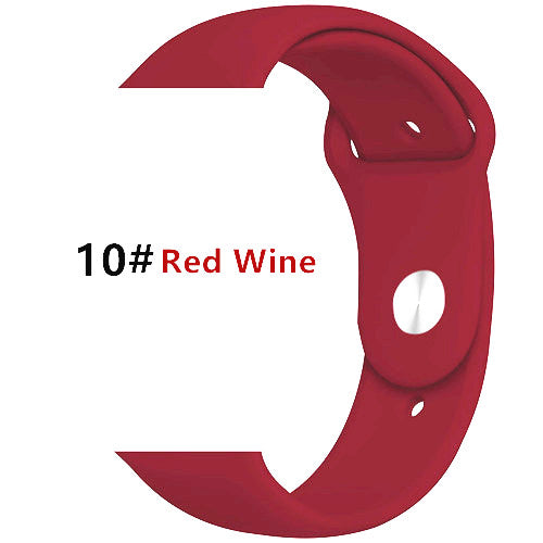 Strap for apple watch band correa apple watch 42mm 44mm 38 mm 40mm iwatch series 5 4 3 2 1 silicone pulseira bracelet watchband