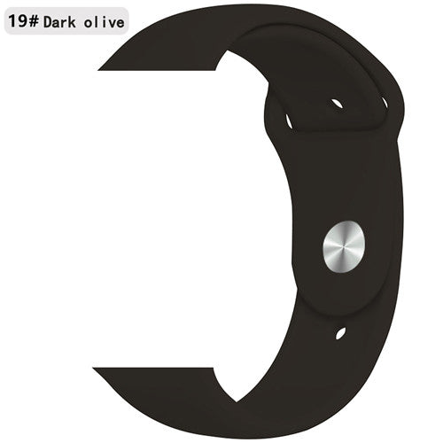 Strap for apple watch band correa apple watch 42mm 44mm 38 mm 40mm iwatch series 5 4 3 2 1 silicone pulseira bracelet watchband