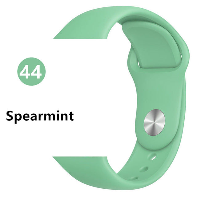 Strap for apple watch band correa apple watch 42mm 44mm 38 mm 40mm iwatch series 5 4 3 2 1 silicone pulseira bracelet watchband