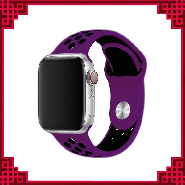 Sport Strap For Apple Watch band correa iwatch band 42mm 38 mm 44mm 40mm Silicone watchband bracelet apple watch 5 4 3 2 1 42 44