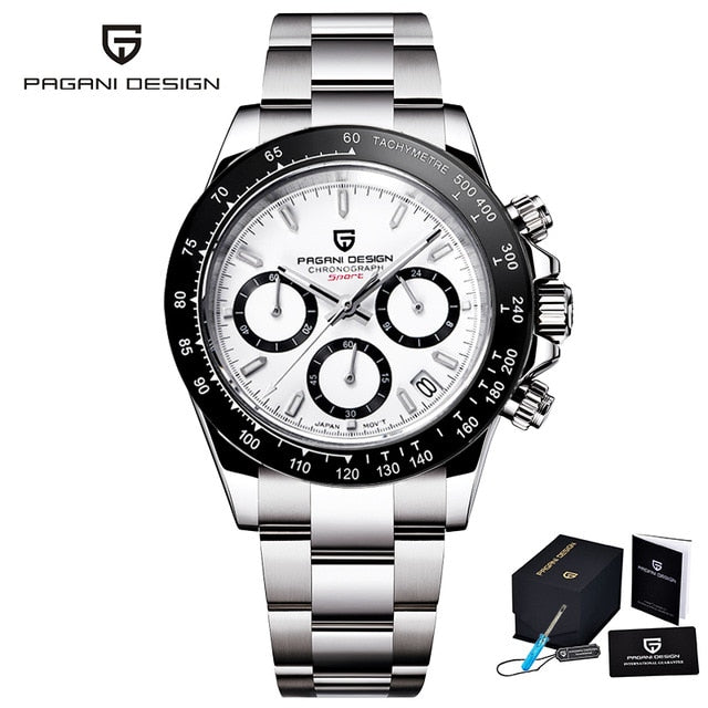 PAGANI DESIGN 2019 New Men's Watches Quartz Business watch Mens Watches Top Brand Luxury Watch Men Chronograph Relogio Masculino