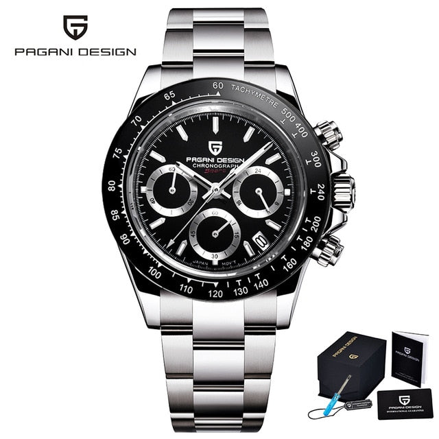 PAGANI DESIGN 2019 New Men's Watches Quartz Business watch Mens Watches Top Brand Luxury Watch Men Chronograph Relogio Masculino
