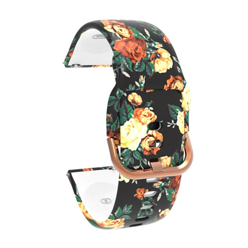 20mm Printing Silicone Watchband for Samsung Galaxy Watch Active 42mm Gear S2 Garmin Amazfit Correa Bracelet Band Sport Strap