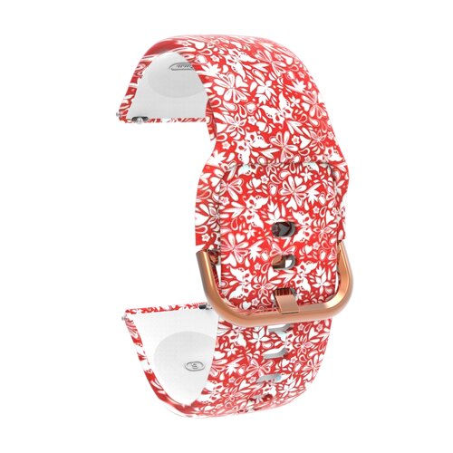 20mm Printing Silicone Watchband for Samsung Galaxy Watch Active 42mm Gear S2 Garmin Amazfit Correa Bracelet Band Sport Strap