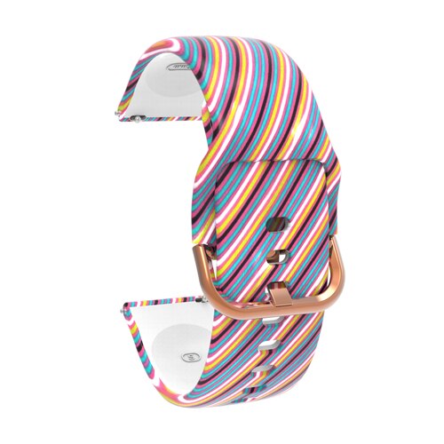 20mm Printing Silicone Watchband for Samsung Galaxy Watch Active 42mm Gear S2 Garmin Amazfit Correa Bracelet Band Sport Strap