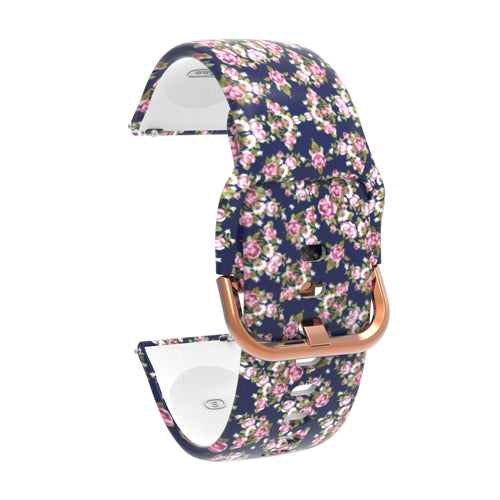 20mm Printing Silicone Watchband for Samsung Galaxy Watch Active 42mm Gear S2 Garmin Amazfit Correa Bracelet Band Sport Strap