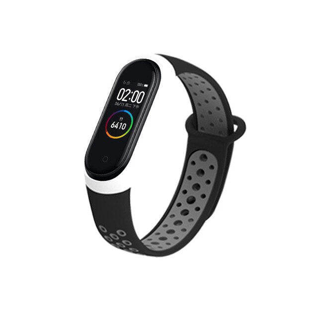 Sport Mi Band 3 4 Strap wrist strap for Xiaomi mi band 4 3 sport Silicone Bracelet for Mi band 4 3 band3 smart watch bracelet