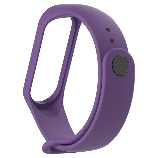 Fashion For Xiaomi Mi Band 3/4 Replacement Sport Silicone Strap Wristband Bracelet Two-Tone Replacement Strap