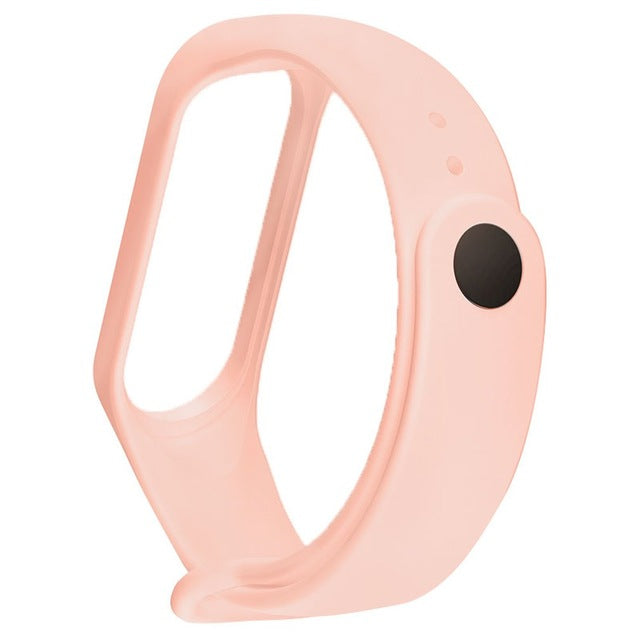 Fashion For Xiaomi Mi Band 3/4 Replacement Sport Silicone Strap Wristband Bracelet Two-Tone Replacement Strap