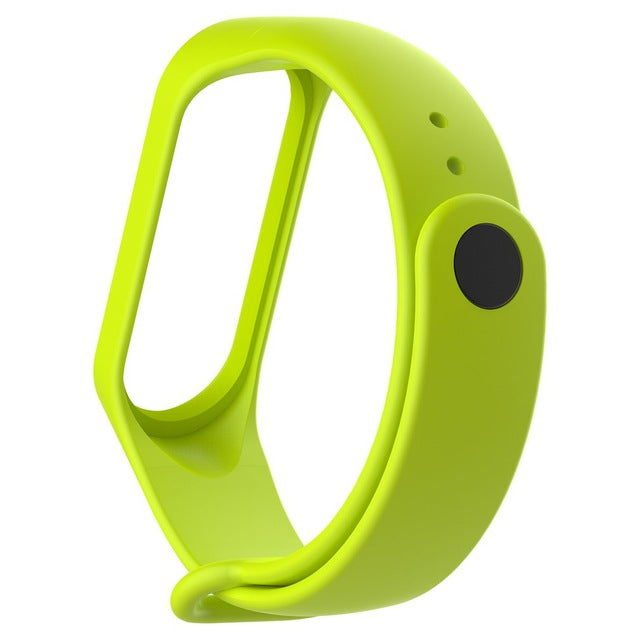 Fashion For Xiaomi Mi Band 3/4 Replacement Sport Silicone Strap Wristband Bracelet Two-Tone Replacement Strap