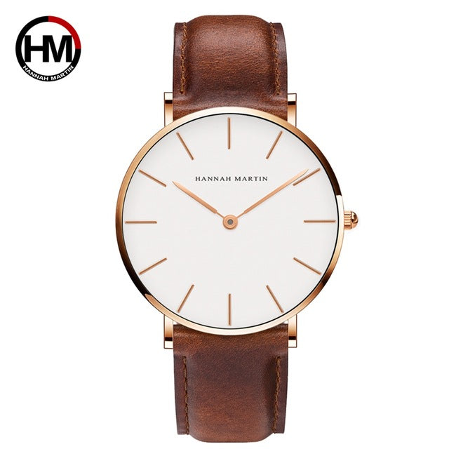 Women Watches Top Brand Luxury Japan Quartz Movement Stainless Steel Sliver White Dial Waterproof Wristwatches relogio feminino