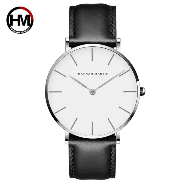 Women Watches Top Brand Luxury Japan Quartz Movement Stainless Steel Sliver White Dial Waterproof Wristwatches relogio feminino