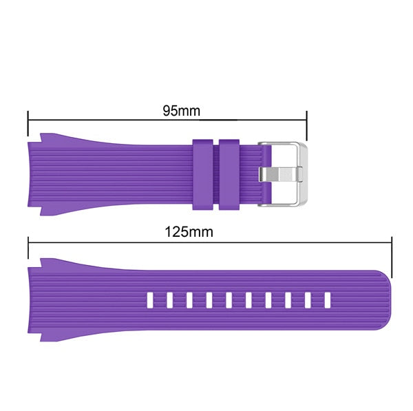 Sport Soft Silicone bracelet Wrist Band for Samsung Galaxy Watch 46mm SM-R800 Replacement Smart watch Strap Wristband Watchband